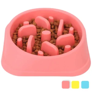 anti-asphyxiation slow feeding bowl