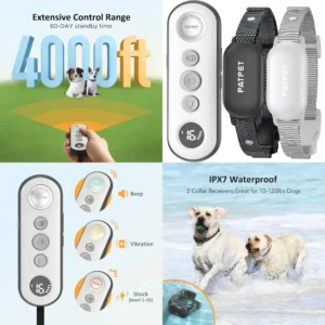 Rechargeable Waterproof Dog Training Collar