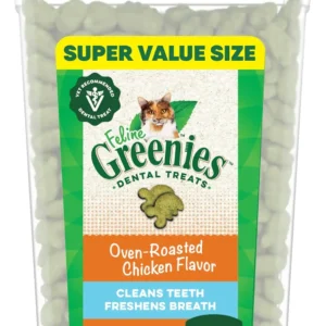 Adult Dental Cat Treats, Oven Roasted Chicken Flavor