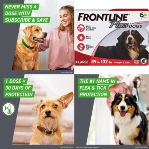 Flea and Tick Treatment for dogs  6 Doses