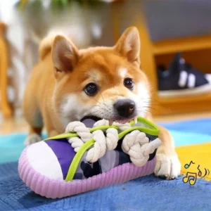 Dog Squeaky Toys Shoes Shape Dog Chew